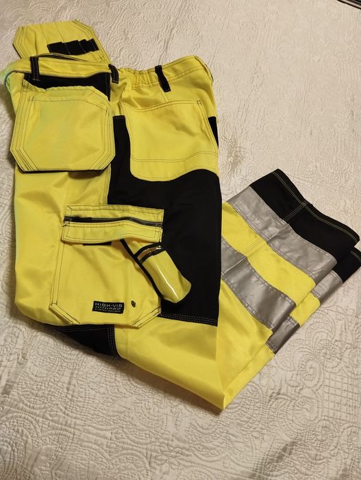 Спецовка роба сигнальные  брюки карго 62 р.