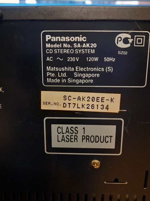 Музичний центр panasonic sa-ak20