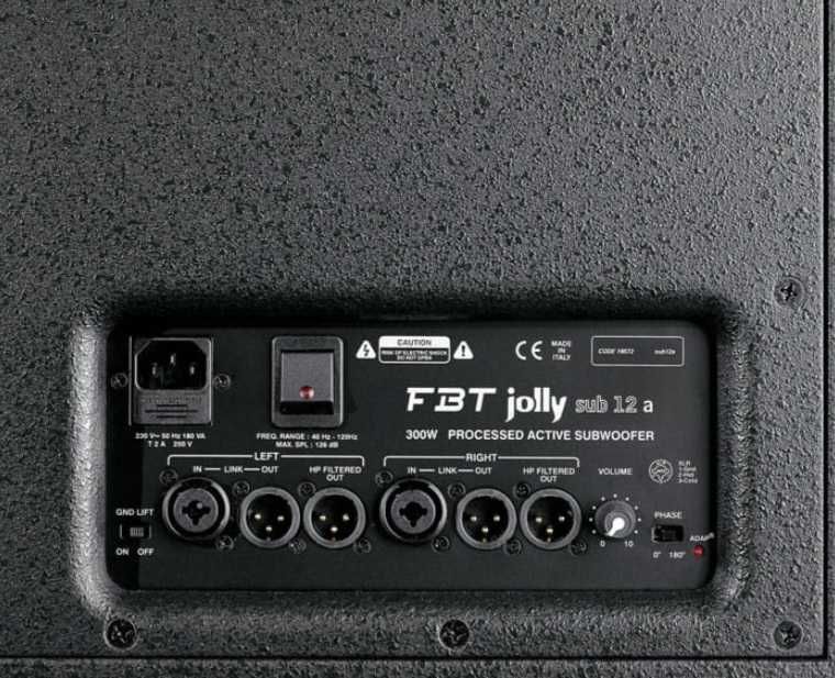 FBT subwoofer kolumna basowa estradowa SUB 12a aktywna