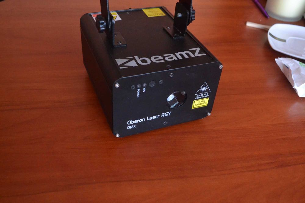 Laser dyskotekowy DMX 200mW zielony