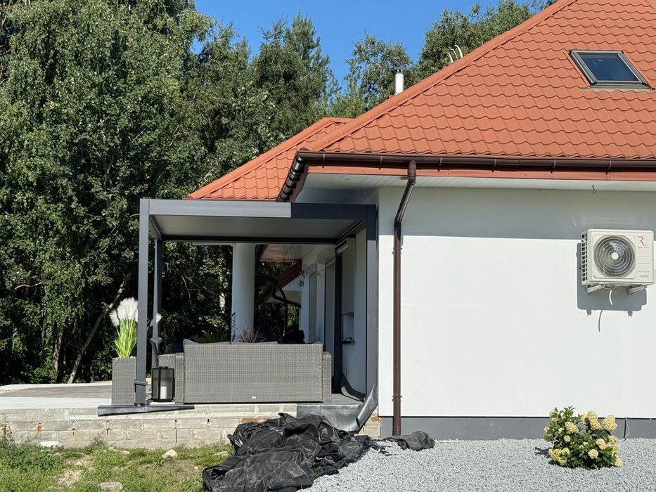 Pergola ogrodowa na taras ELEGANCE 3x4 Anthracite/Light Grey