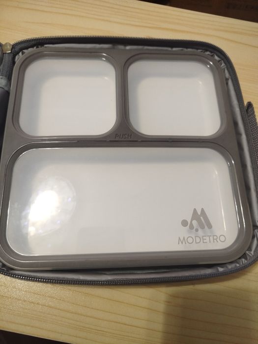 Ланч‑бокс Modetro з герметичною кришкою та сумкою‑чохлом