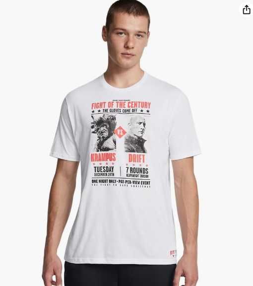 Оригінал Under Armour Project Rock Red One Fight of Century 6003013