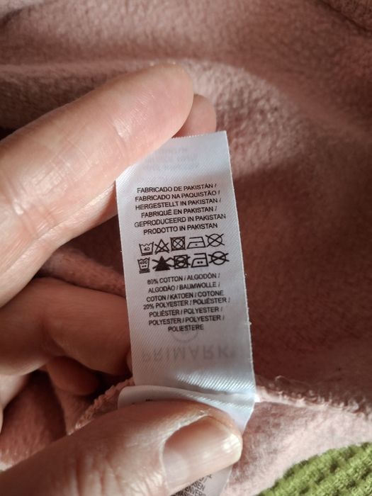 Różowa bluza Primark, roz. S-M, 80% bawełny