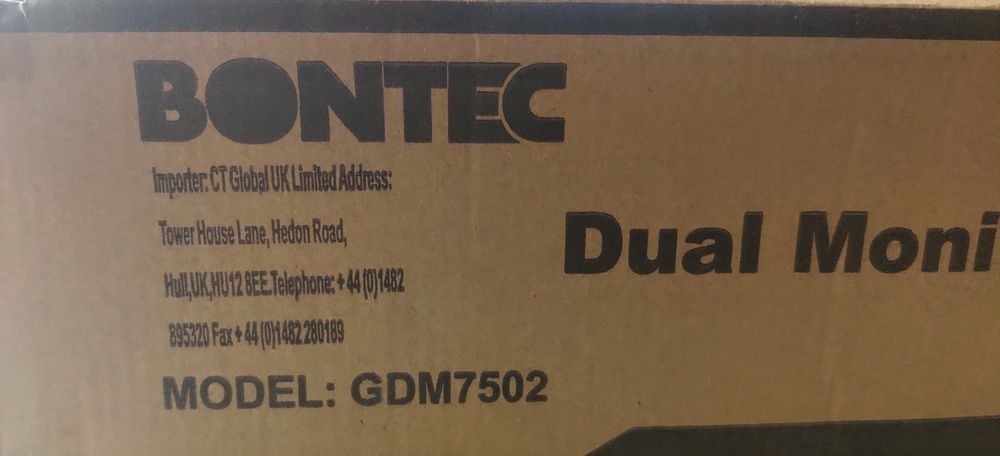 Suporte 2 monitores Bontec
