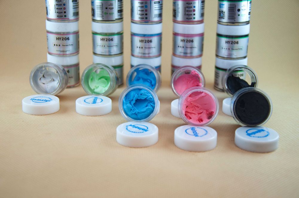 Термопрокладка пластелин HY216 - HY256 банка 10, 30г термоинтерфейс