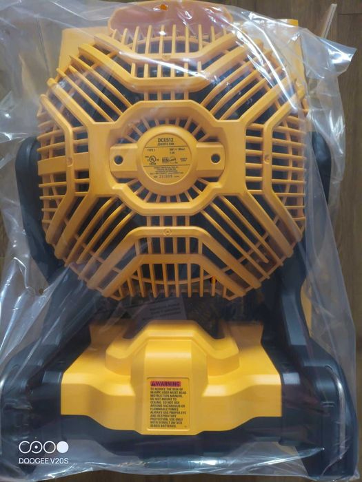 Dewalt DCE512 20V MAX Cordless Job Fan