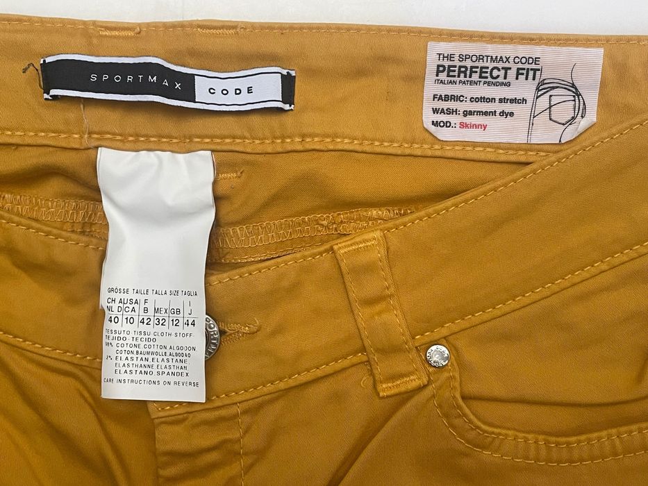 Sportmax Code perfect fit skinny spodnie 44IT 38/40