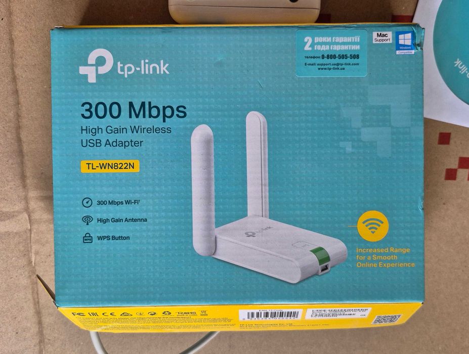 Мережева роутер WI-FI TP-LINK  TL-WN822N