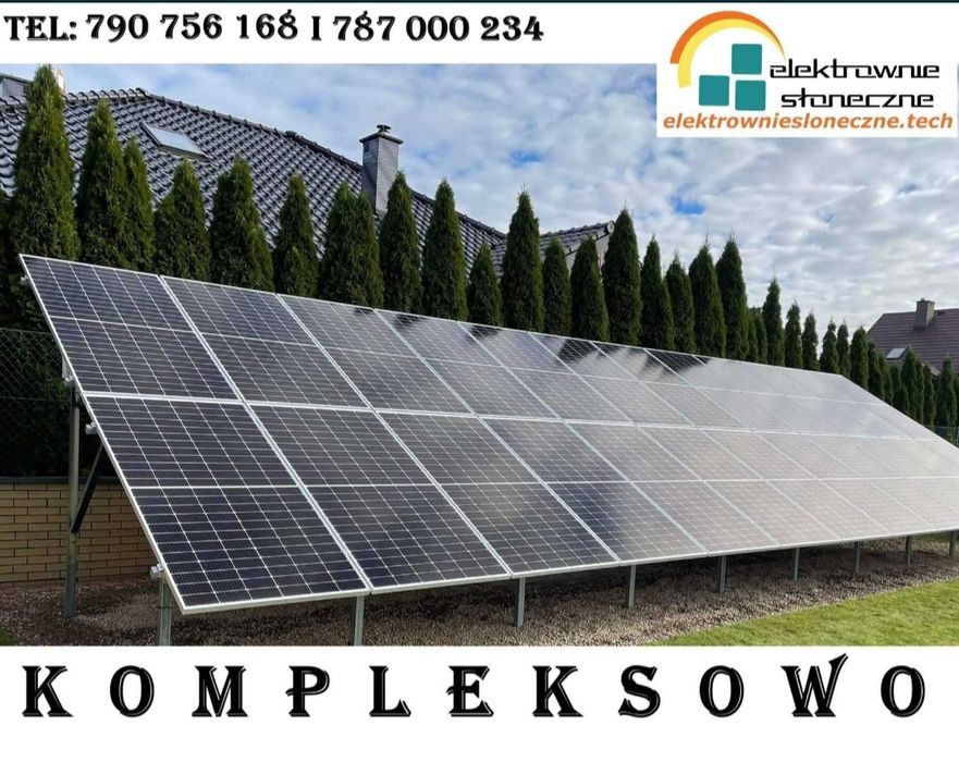 Instalacja fotowoltaiczna 6,230kWp+ magazyn energii 16kWh+MONTAŻ