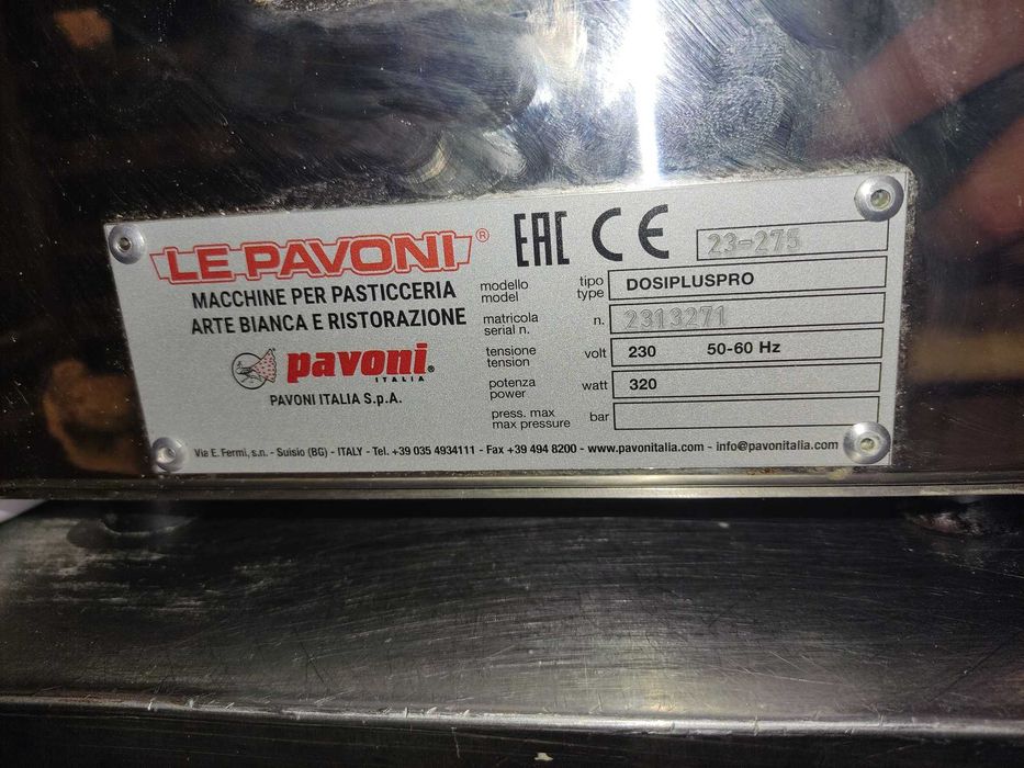 Nadziewarka do pączków automatyczna Pavoni