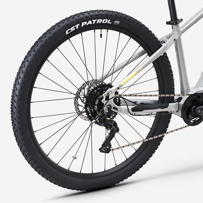 Bicicleta BTT Elétrica Semirrígida STILUS Off Road Cinzento-claro