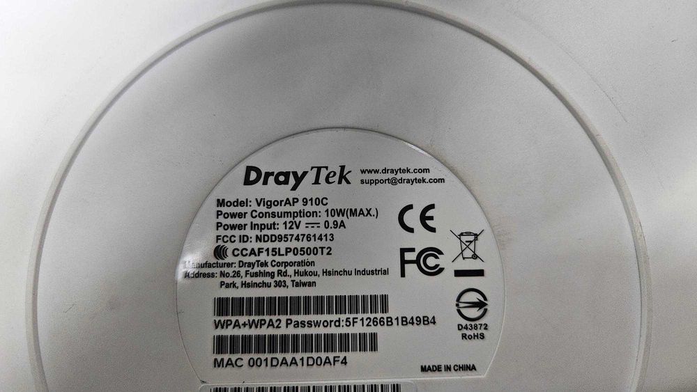 Access Point Draytek VigorAP 910C