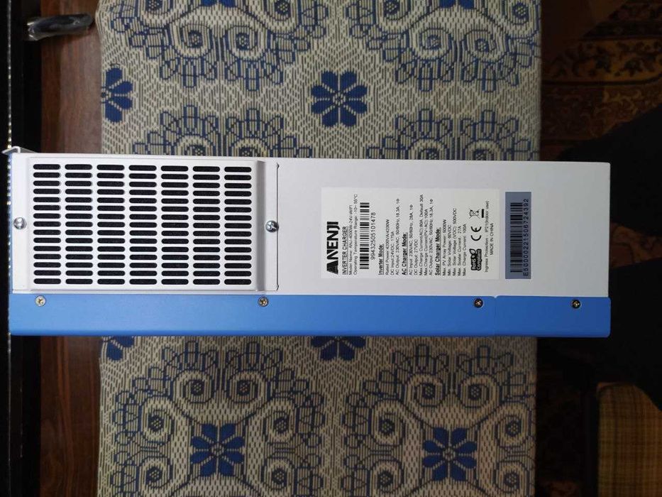 Гібридний інвертор Anenji 4.2 кВт 24 В з Wi-Fi. Новий (опис)