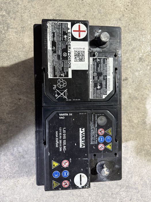 Bateria 80Ah 640A usada em bom estado
