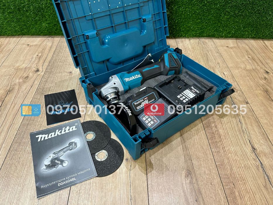 Болгарка акумуляторна Makita DGA504BL Pro 36V 8Ah кшм шліфмашинка ушм
