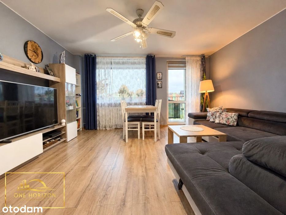 3 niezależne pokoje | 62,80 m2 | wyposażone !