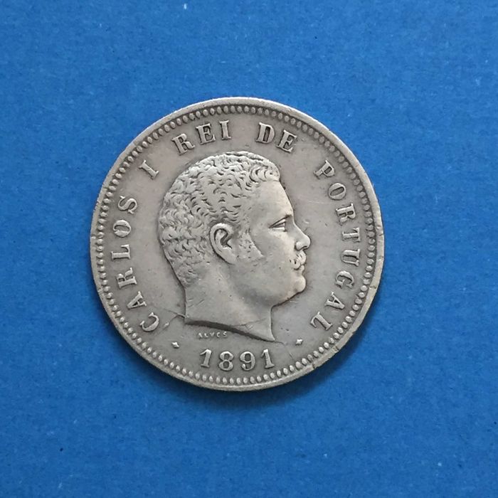 200 Réis 1891 - D. Carlos I