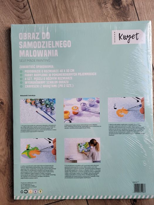 Obraz do malowania po numerach 40x50 na prezent