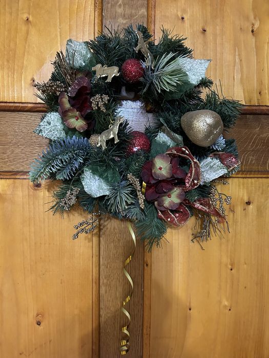 Новорічний вінок на двері