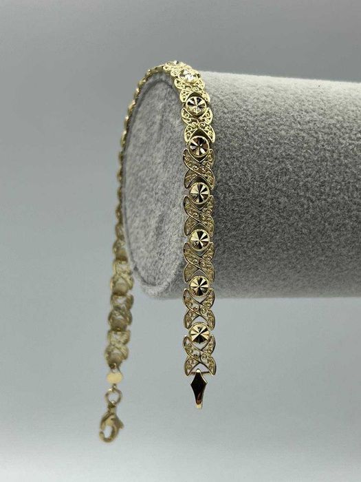 Bransoletka złota 14K 7.09g