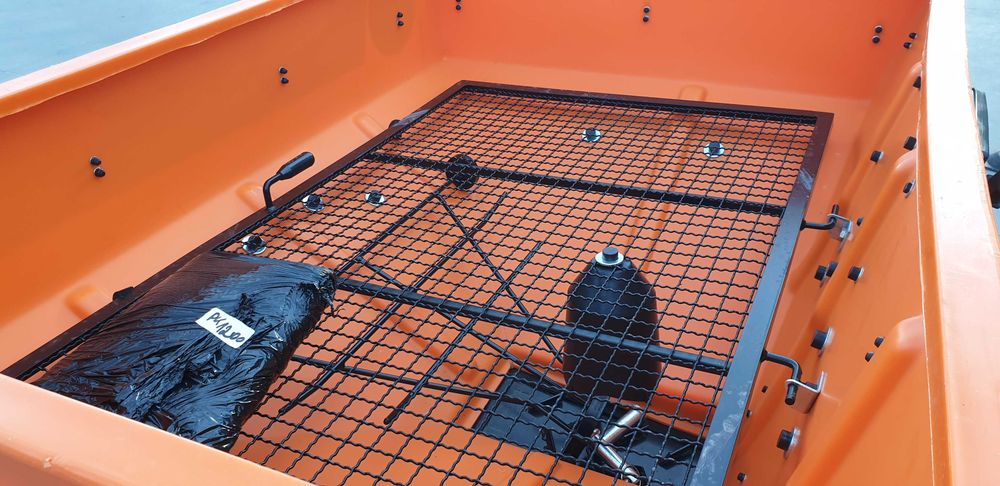 Piaskarka-posypywarka DEXWAL PK 1200 hydrauliczna z podłogą wibracyjną