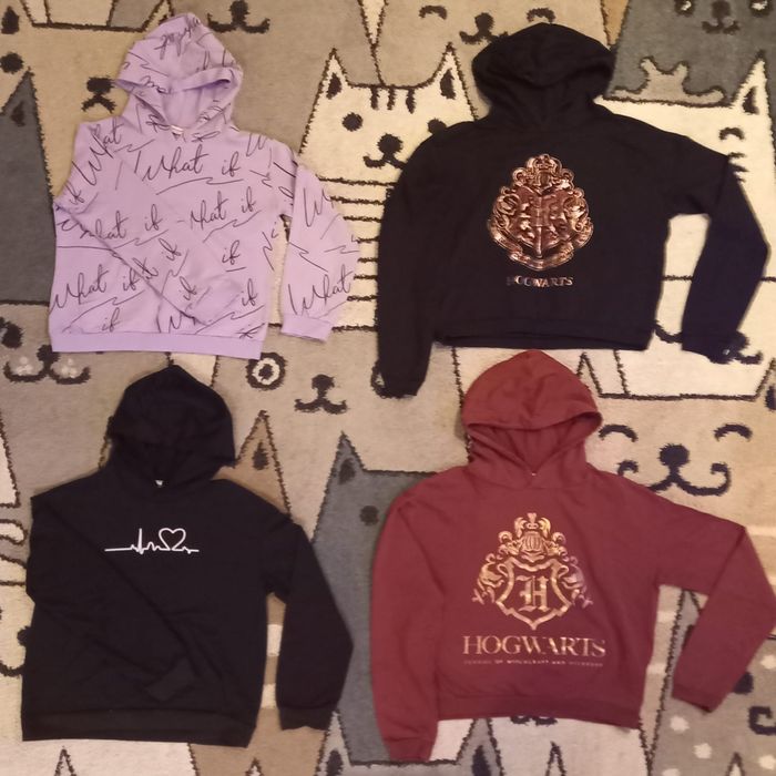 Bluzy 4 szt. rozm. 152 rozm. 158 i 160