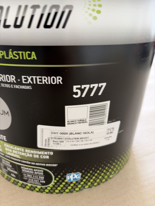 Tinta Dyrup Blanc Isola CH1 0008 15L  selada