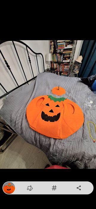 Dynia hallowen przebranie strój rozmiar uniwersalny