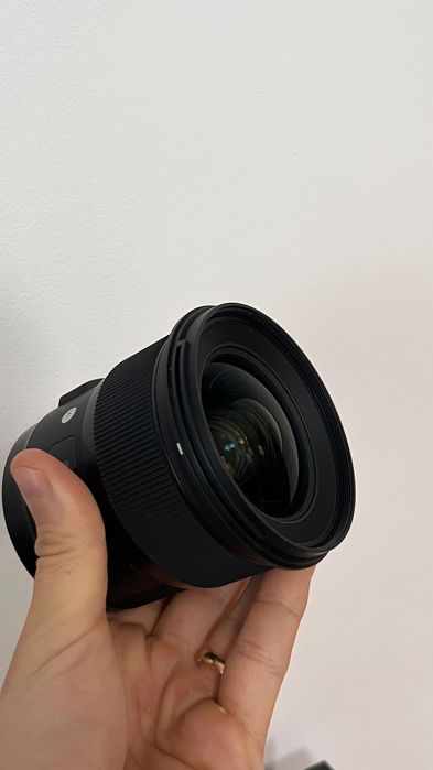Sigma 24mm 1.4 DG ART + Adaptador Canon EF