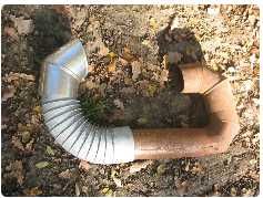 Kolanko  do komina od pieca CO z okienkiem