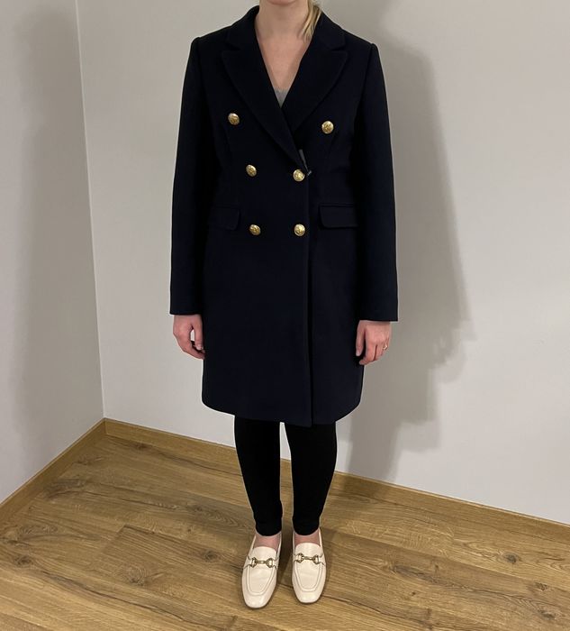 Granatowy płaszcz Passero 38 Stella