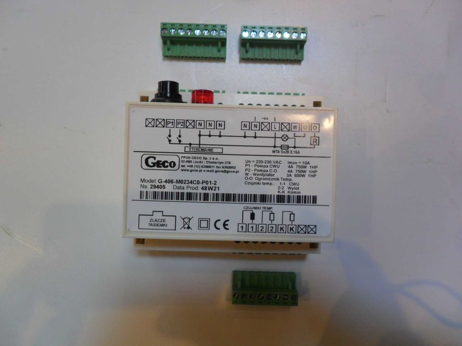 sterownik G-406-P01 G-406-P08 Zębiec Geco moduł FV sterownik g-406-po1