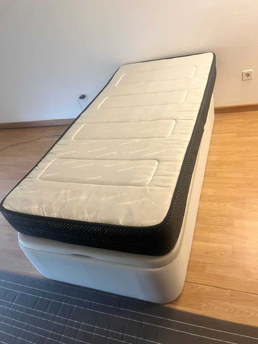 Sommier de Solteiro Rebatíveis em Pele Sintética — 90x190 cm