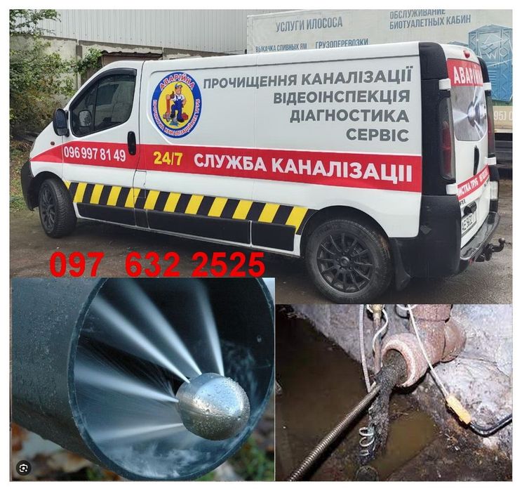 2026- Прочистка Канализации Чистка труб: Кухня- Санузел ВСЕ районы,Б/н