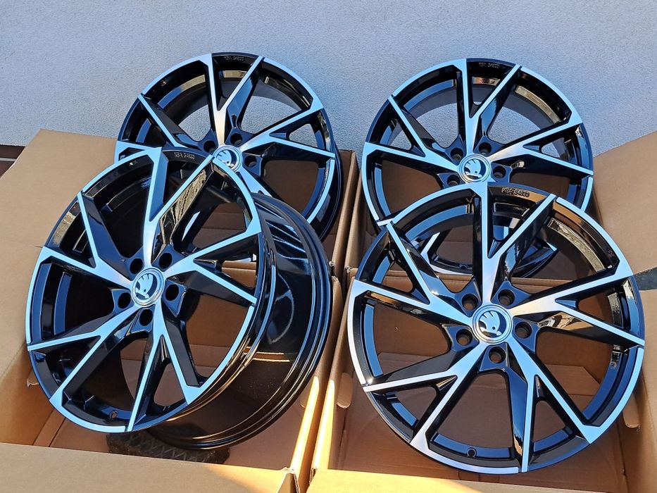 Alufelgi SKODA 18 5x112 Karoq Octavia Scout Kodiaq Yeti ET35 CA23 CNC