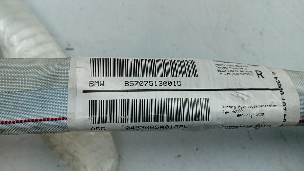 Airbag cortina direito BMW 3 Compact (E46)