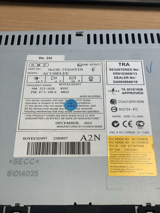 Radio z CD Hyundai ix35