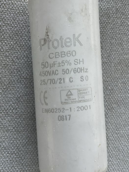 condensador protek cbb60