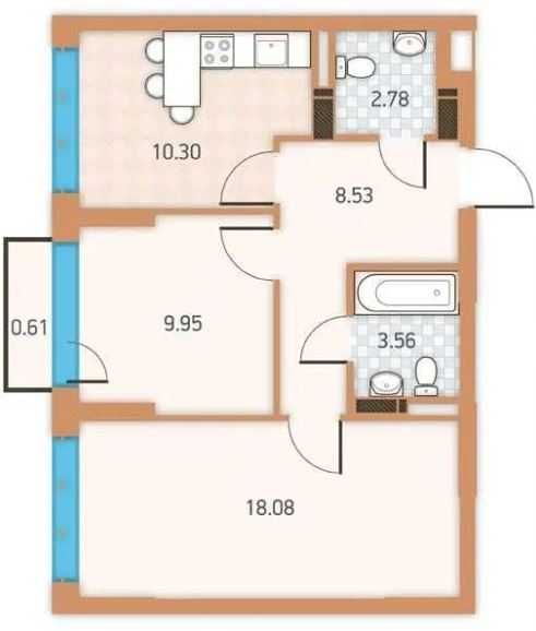 Продам 2к квартиру в ЖК Твін Хаус [Twin House], здача в 2026 !