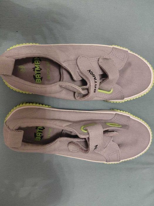 Дитячі кеди / сліпони / мокасини BATMAN, розмір 33, на липучці