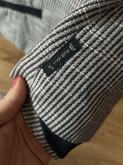 Żakiet Armani Jeans klasyczny basic do pracy skład premium