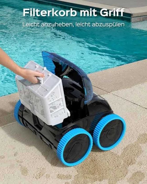 Robô limpa-piscinas Winny 800 sem fios, a bateria, com aplicação Wi-Fi