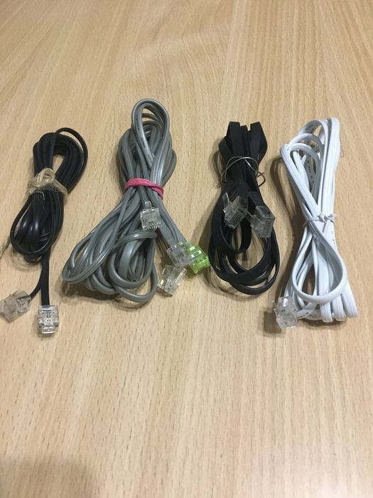 Телефон стационарный EUROLINE Easy to use Made in PRC, шнур телефонный