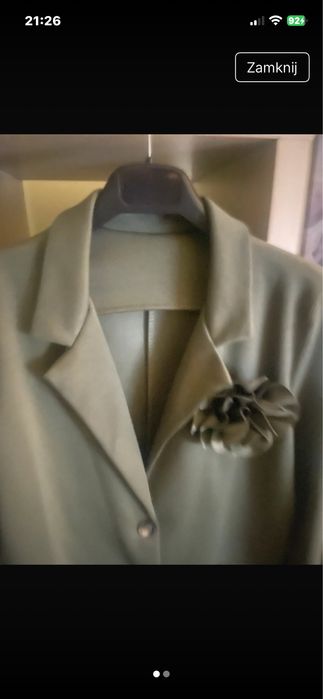 Nowa marynarka oliwkowa maselko M/L