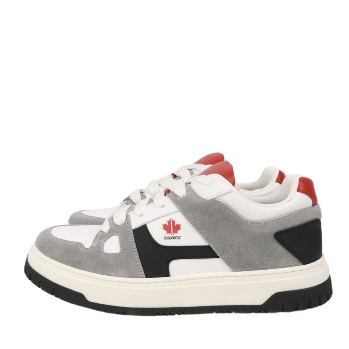 Dsquared2 Buty męskie sneakersy rozmiar 40 wielokolorowe skórzane buty casualowe sportowe BU1400