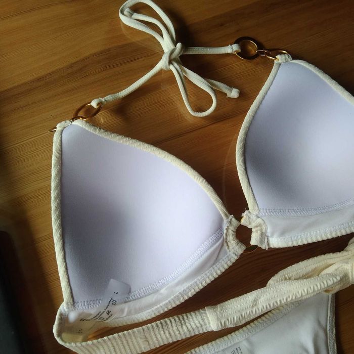 2-cz kremowy kostium damski bikini S,L
