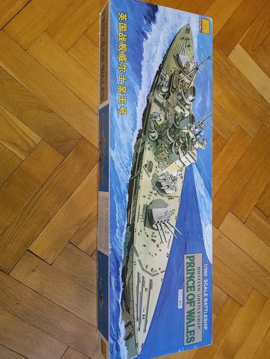Model okrętu Prince of Wales 1:350