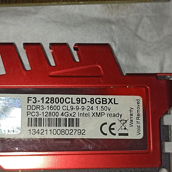 Par de Memórias 16gigas DDR3 para fixo