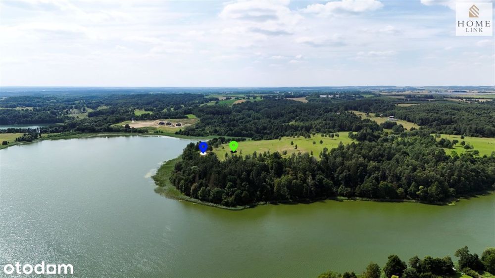 Działki z panoramicznym widokiem na jezioro.